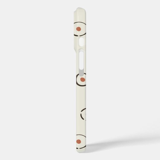 Organic Polka Dot Abstract Boho Retro Palette Case-Mate iPhone Hülle (Rückseite / Links)