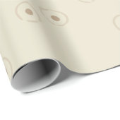 Organic Polka Dot Abstract Pale Earthy Neutral Geschenkpapier (Rolleneckpunkt)