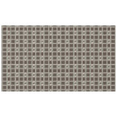 Organic Sage Chocolate Greek Key Pattern Tischdecke (Vorderseite (Horizontal))