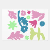 ORGANIC SHAPES GESCHENKPAPIER SET (Vorderseite 2)