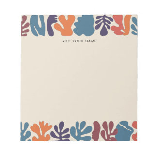 Organic Shapes Notizblock