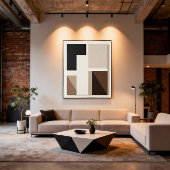 Organic Structure Leinwanddruck