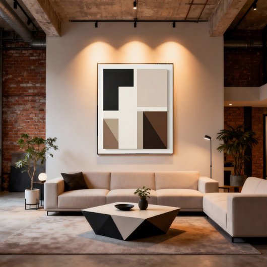 Organic Structure Leinwanddruck