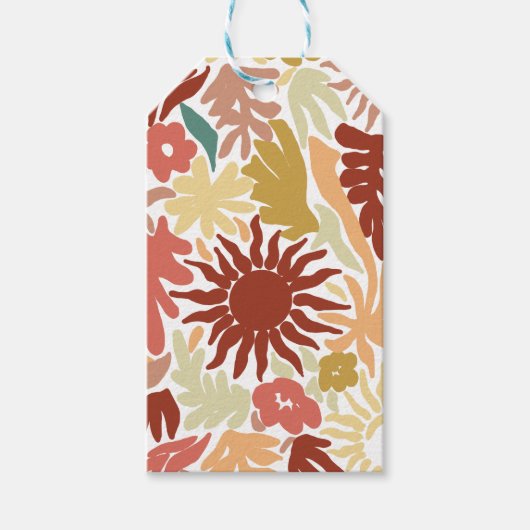 ORGANIC SUN TAG GESCHENKANHÄNGER (Vorderseite)