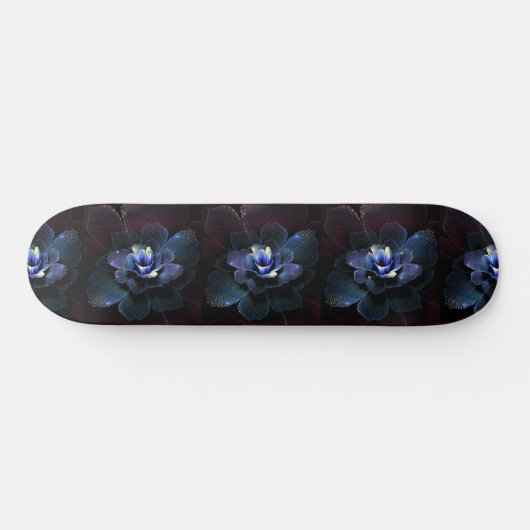 Organika Blue Blume Skateboard (Horizontal)