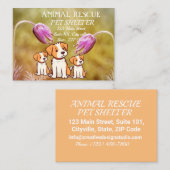 Organisation für Tierrettung Visitenkarte (Vorne/Hinten)