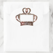 Organisation von Labels mit DIVAtude Ovaler Aufkleber (Tasche)