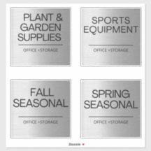 Organisation von Silver Labels für die Lagerung