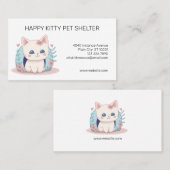 Organisation zur Rettung von Katzen Visitenkarte (Vorne/Hinten)