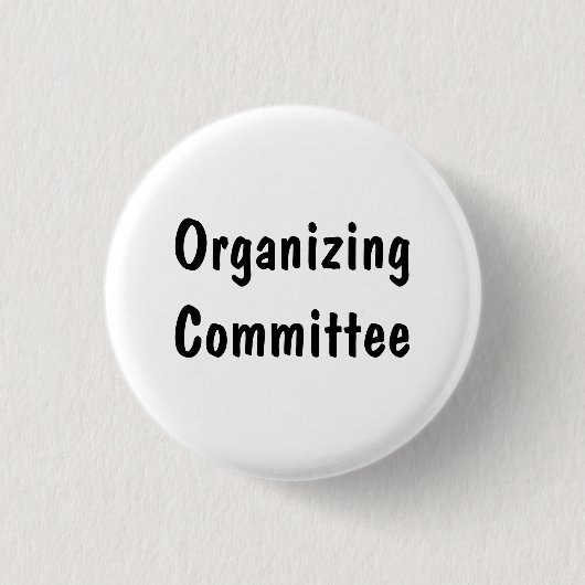 Organisationsausschuss Button (Vorderseite)