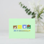 Organisch Postkarte (Stehend Vorderseite)