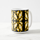 Organische Formen abstrakter Fluss Kaffeetasse (VorderseiteRechts)