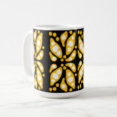 Organische Formen abstrakter Fluss Kaffeetasse (Vorderseite Links)