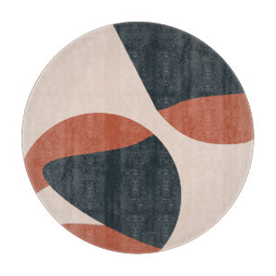 Organische Formen Warme Töne Modern   Schneidebrett