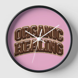 Organische Heilung Varsity Puffy 3D Wanduhr