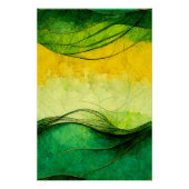 Organische Linien (1/8) - Sofort Download Poster (Vorderseite)