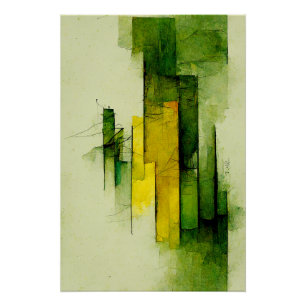 Organische Linien (4/8) - Sofort Download Poster