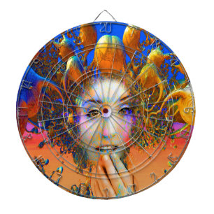 Organische Medusa Dartscheibe