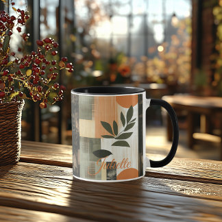 Organischer abstrakter Becher - Personalisierte er Tasse
