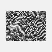 organisches Muster abstrahierter Hintergrund Textu Fleecedecke (Vorderseite (Horizontal))