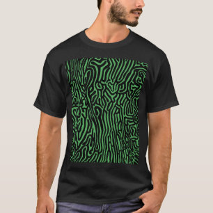 organisches Muster abstrahierter Hintergrund Textu T-Shirt