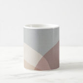 Organisches Schweigen Minimalistisches Design Kaffeetasse (Mittel)