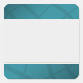 Organisieren Sie Aquamarine Dekorationsfarben für  Quadratischer Aufkleber