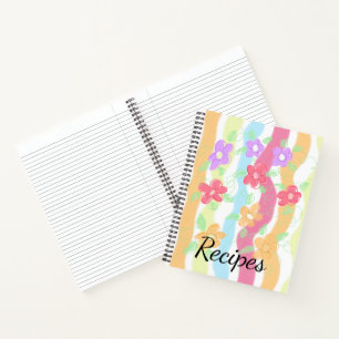 Organisieren Sie Ihre Rezepte Notizblock
