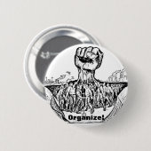 Organisieren Sie! Knopf Button (Vorne & Hinten)