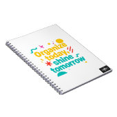 Organisieren Sie noch heute, Shine Tomorrow | Moti Notizblock (Rechte Seite)