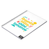 Organisieren Sie noch heute, Shine Tomorrow | Moti Notizblock (Linke Seite)