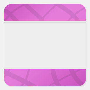 Organisieren Sie saubere Etiketten dekorativ rosa Quadratischer Aufkleber