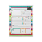 Organisieren Sie sich mit einem Blog-Planer-Notizb Notizblock (Rotiert)