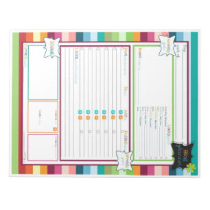 Organisieren Sie sich mit einem Blog-Planer-Notizb Notizblock