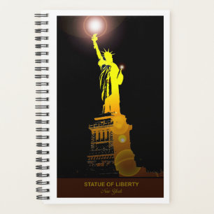 Organisiert bleibe: Statue des Reiseplaners Planer