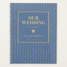ORGANISIERT WERDEN WEDING PLANNER - Dusty Blue GOL