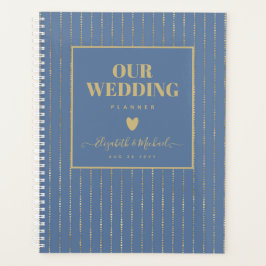 ORGANISIERT WERDEN WEDING PLANNER - Dusty Blue GOL Planer