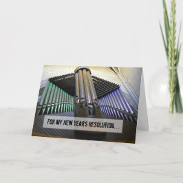 Organisierte neue Jahreskarte Feiertagskarte