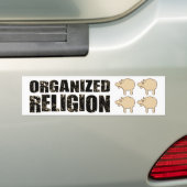 Organisierte Religion BMP (Schafe) Autoaufkleber (Auf Auto)