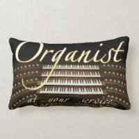 Organist an Ihrem Service Lumbarkissen