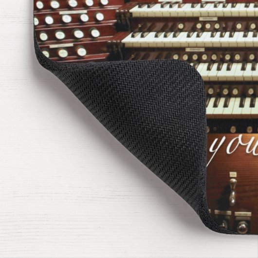 Organist an Ihrem Service Mousepad (Ecke)