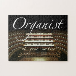 Organist an Ihrem Service-Puzzlespiel Puzzle