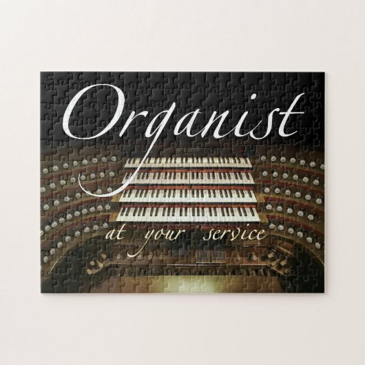 Organist an Ihrem Service-Puzzlespiel Puzzle (Horizontal)