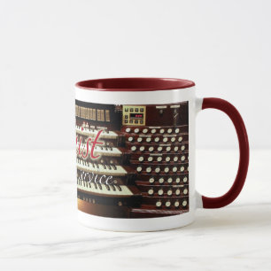 Organist an Ihrer Service-Tasse - Rot Tasse