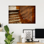 Organist - Bereit an den Kontrollen Poster (Heimbüro)