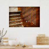 Organist - Bereit an den Kontrollen Poster (Küche)