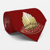 Organist Dark Red Krawatte (Gerollt)
