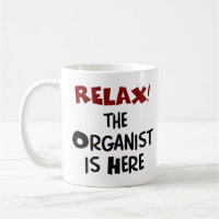 Organist ist hier die Kaffee-Tasse