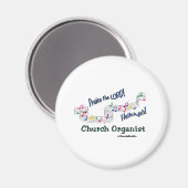 Organist Magnet (Vorderseite/Rückseite)