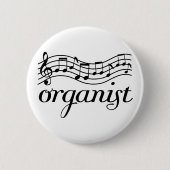 Organist-Musicalpersonal Button (Vorderseite)